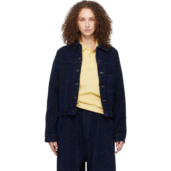  Needles Navy Darts Bottom Jacket 