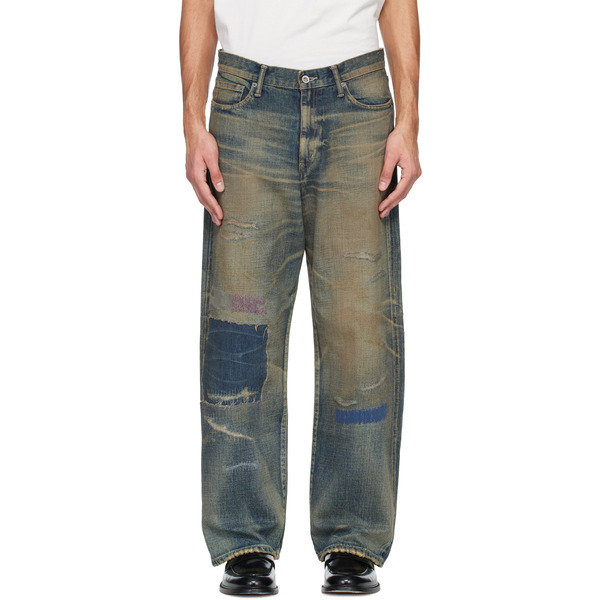  Neighborhood Blue Dp Wide Jeans 