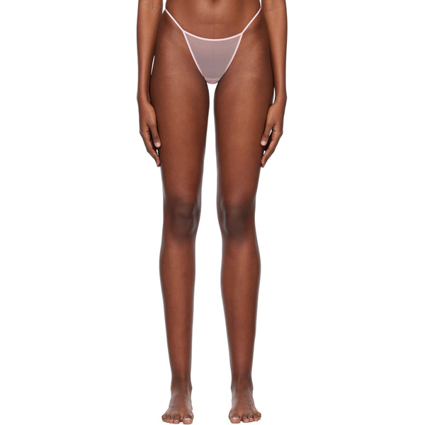  Nensi Dojaka Pink Sheer Briefs 