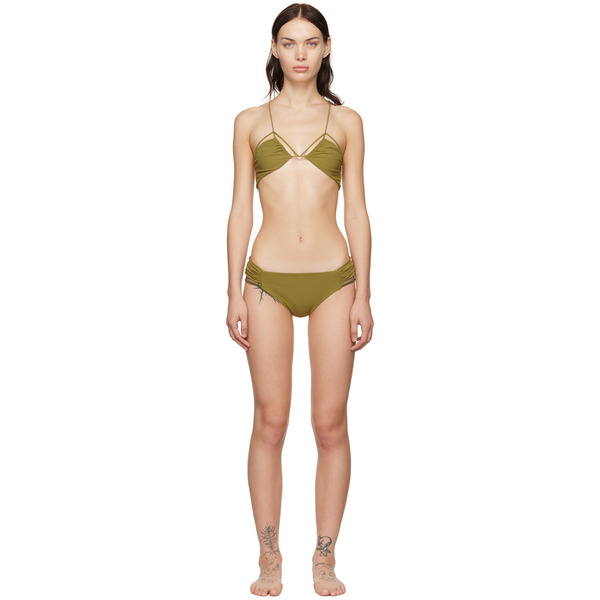  Nensi Dojaka Ssense Exclusive Khaki Bikini 