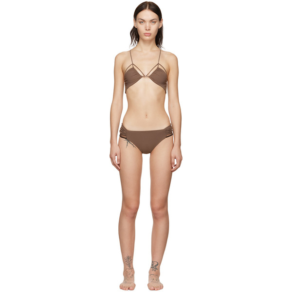  Nensi Dojaka Ssense Exclusive Taupe Bikini 