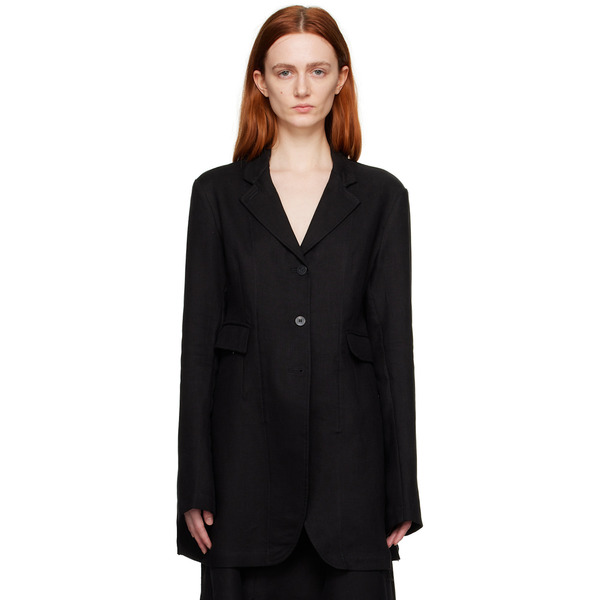  Niccolo Pasqualetti Black Vuoto Blazer 