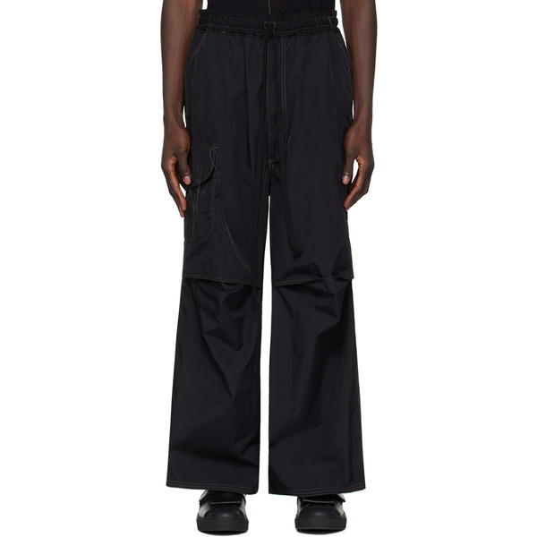  Nicolas Andreas Taralis Black Loose Thread Trousers 