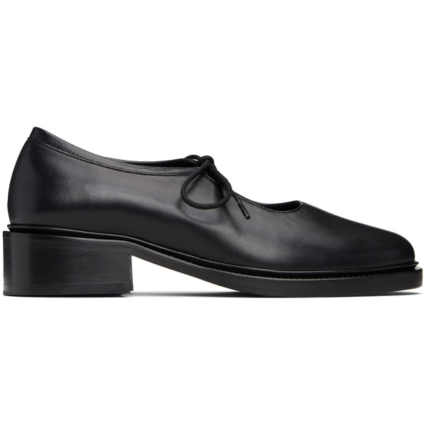  Nicole Saldaña Black Fabiana Loafers 