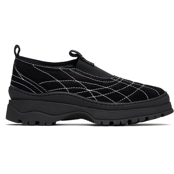  Nicole Saldaña Black Sacha Suede Sneakers 