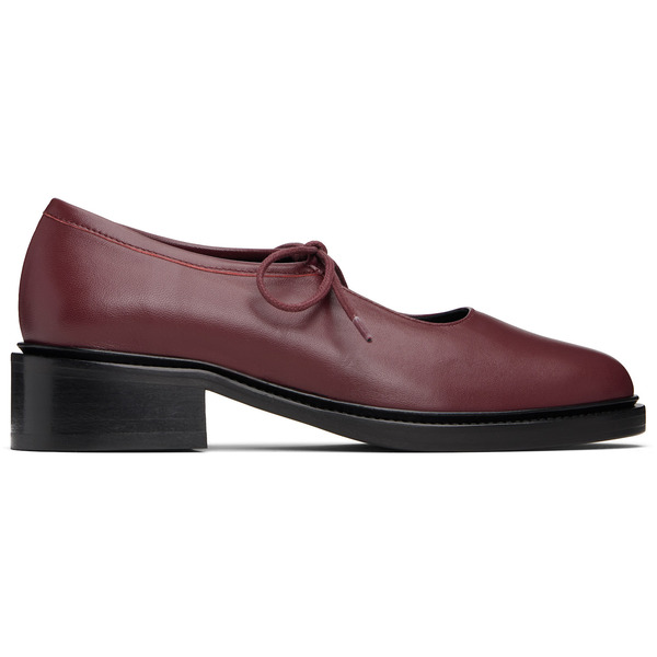  Nicole Saldaña Ssense Exclusive Red Fabiana Loafers 
