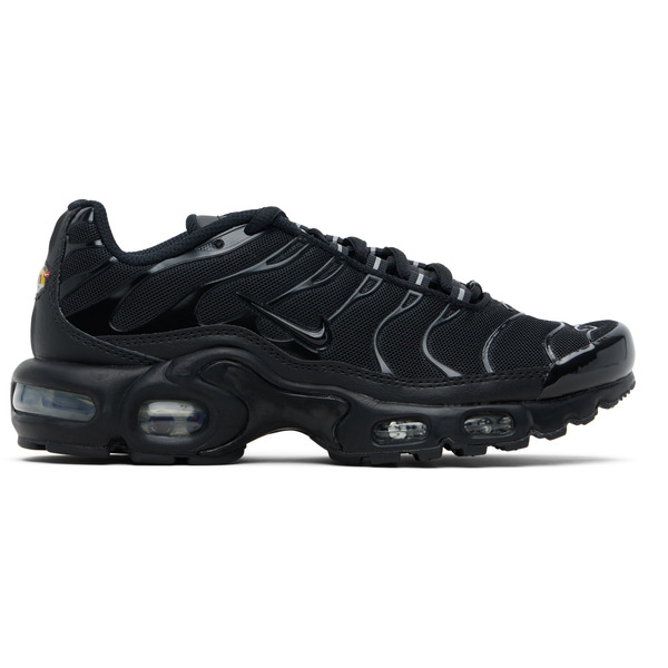  Nike Big Kids Black Air Max Plus Sneakers 