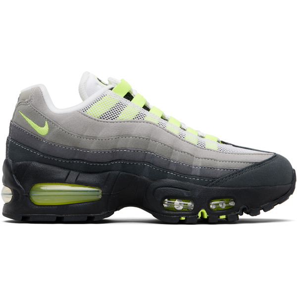  Nike Gray Air Max 95 Big Bubble Sneakers 