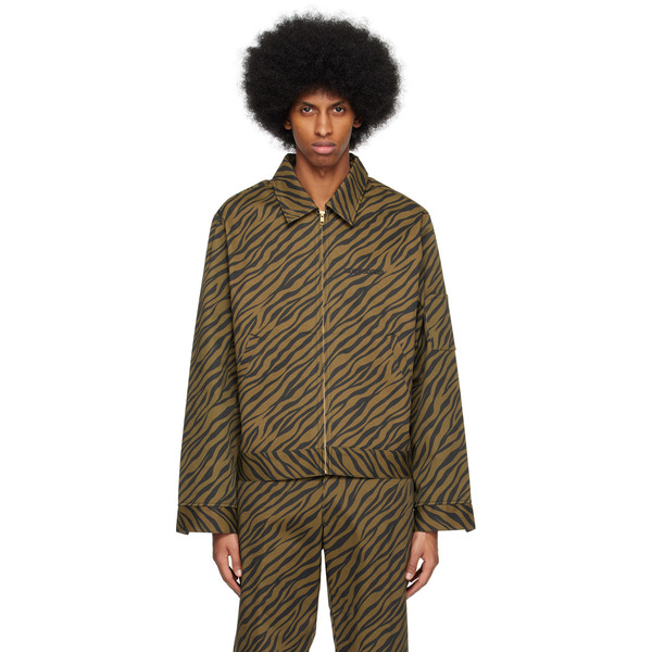  Noon Goons Green & Black Fastplant Jacket 