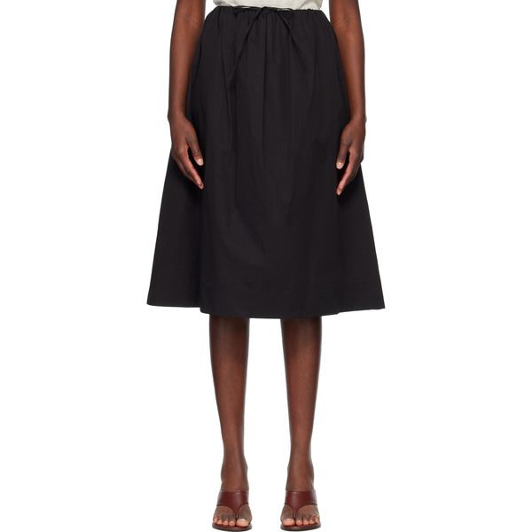  Nothing Written Black Leia A-line Midi Skirt 