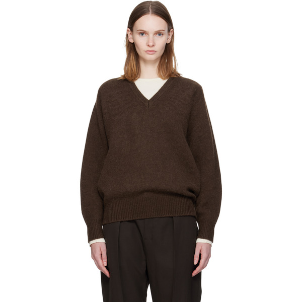  Nothing Written Brown Pound Alpaca Sweater 