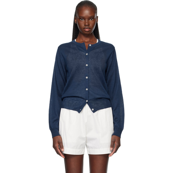  Nothing Written Navy Rola Linen Cardigan 