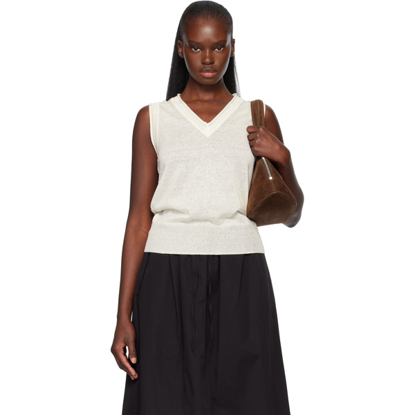  Nothing Written Off-white Dore Sleeveless Knit Top 