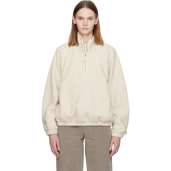  Nothing Written Off-white Woolly Fleece Sweater 