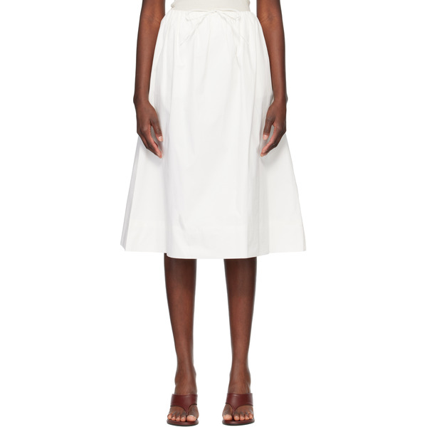  Nothing Written White Leia A-line Midi Skirt 