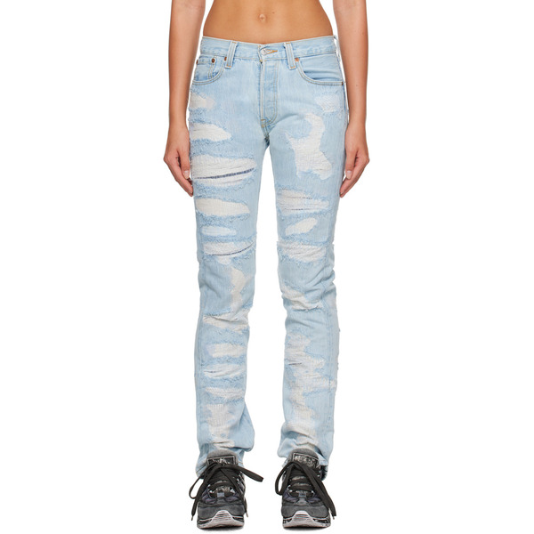  Notsonormal Blue Destroyed Jeans 