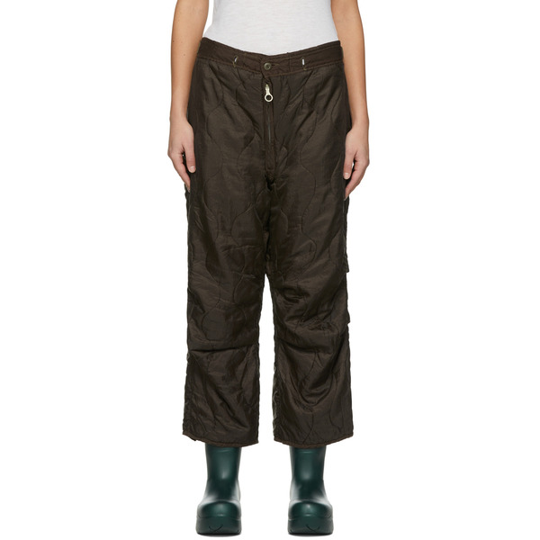  Notsonormal Brown Polyester Trousers 