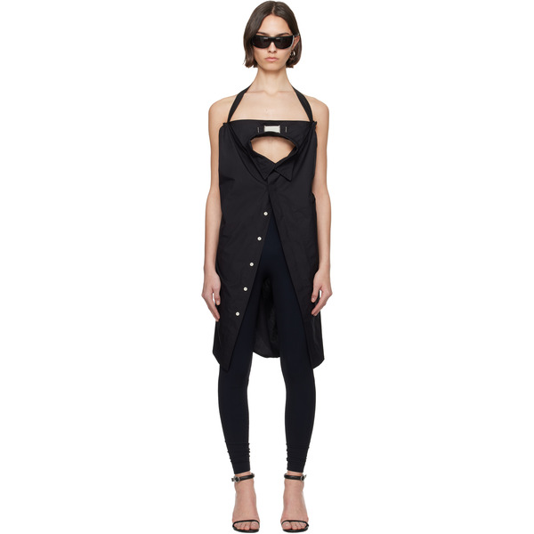  Nvl-garde Black Open Back Oversized Shirt 