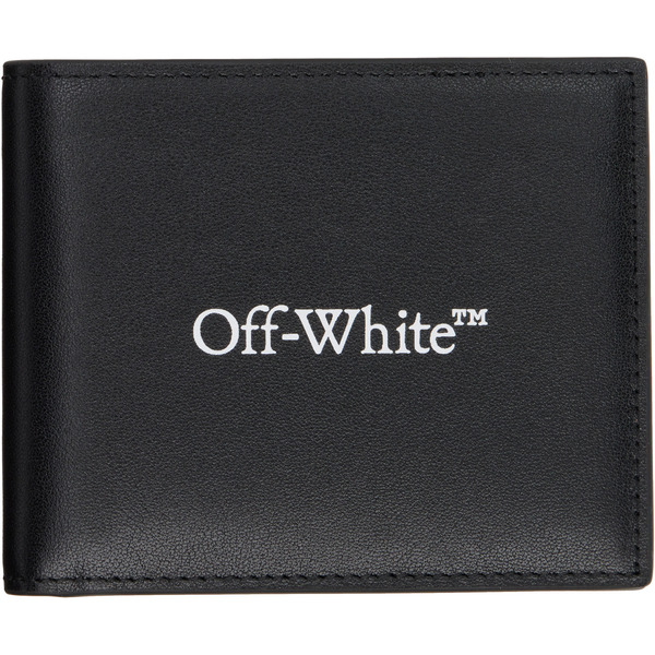  Off-white Black Bookish Bifold Wallet 