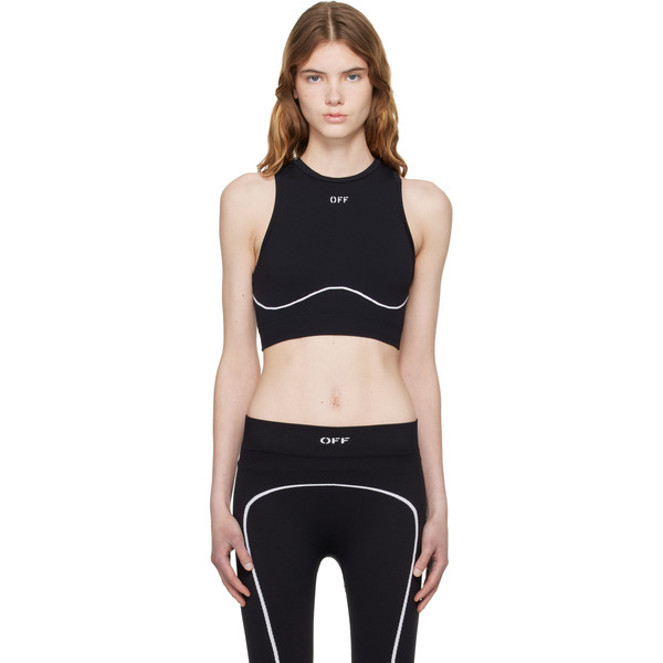  Off-white Black 'off' Stamp Seamless Tank Top 