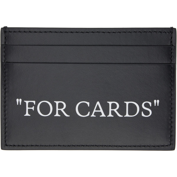  Off-white Black Quote Card Holder 