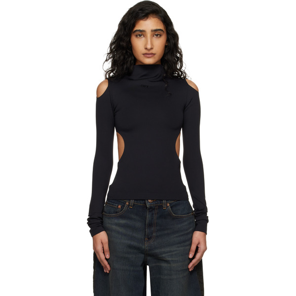  Off-white Black Sleek Meteor Top 