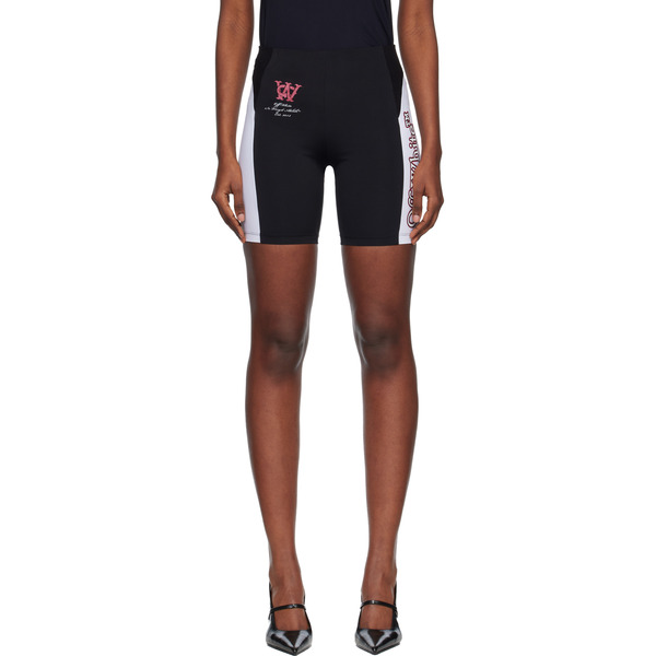  Off-white Black & White Tech Jer Serena Cycling Shorts 