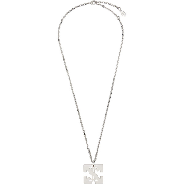  Off-white Bling Dollar Chain Necklace 