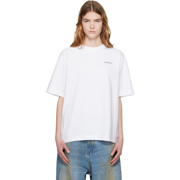  Off-white White Half Arrow Skate T-shirt 