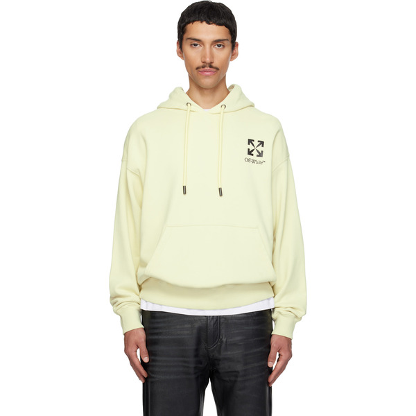  Off-white Yellow Small Arrow Skate Hoodie 