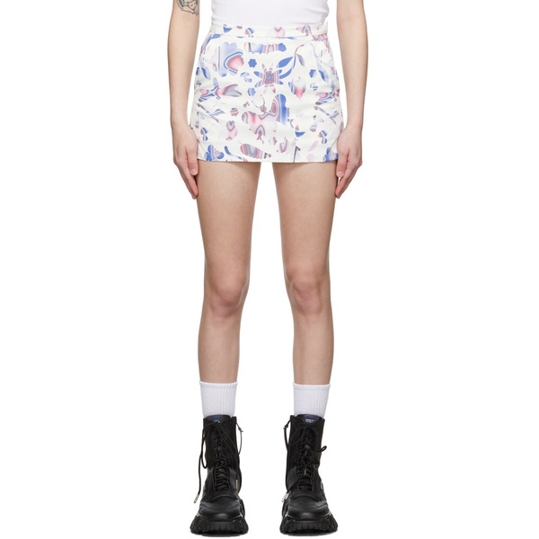  Ok White Print Skort 