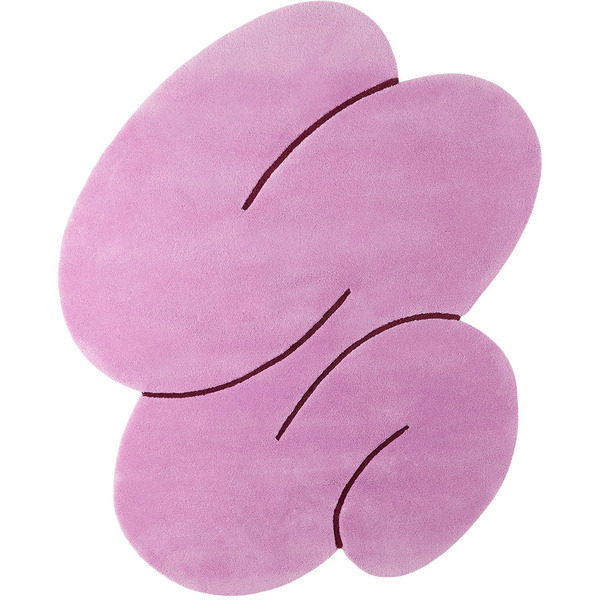  Okej Ssense Exclusive Pink Squiggle Rug 