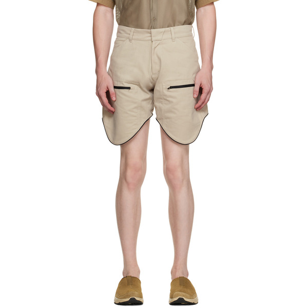  Olly Shinder Beige Scout Shorts 