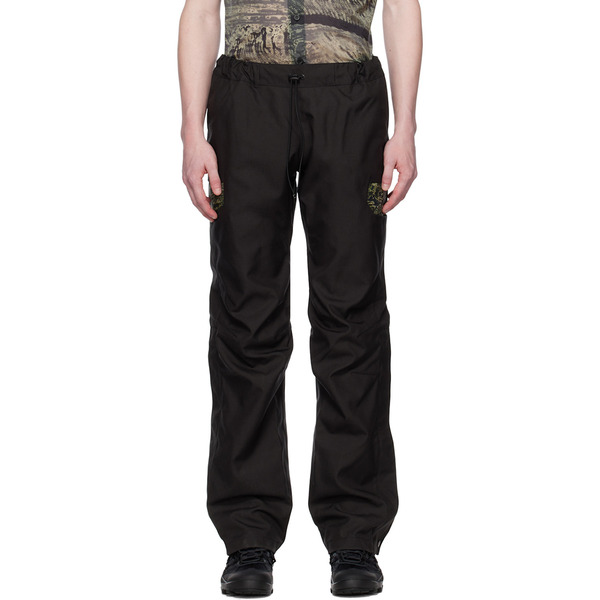  Olly Shinder Black Reverse Welded Trousers 