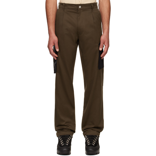  Olly Shinder Brown Gardiner Cargo Pants 