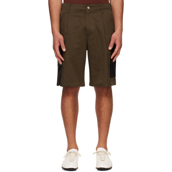  Olly Shinder Brown Gardiner Shorts 
