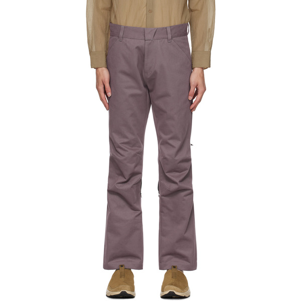  Olly Shinder Purple Zip Trousers 