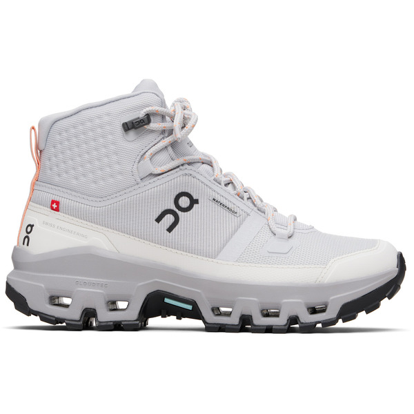  On Gray Cloudrock Mid Waterproof Sneakers 