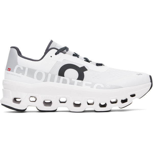  On White & Gray Cloudmonster Sneakers 