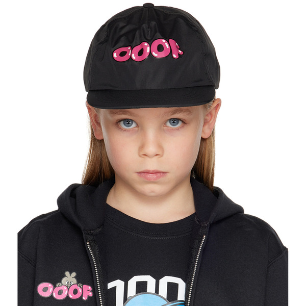  Ooof Ssense Exclusive Black Spike Logo Cap 