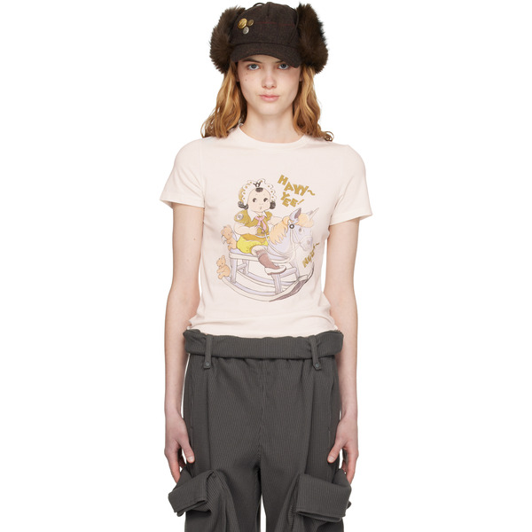  Open Yy Off-white Rocking Baby T-shirt 