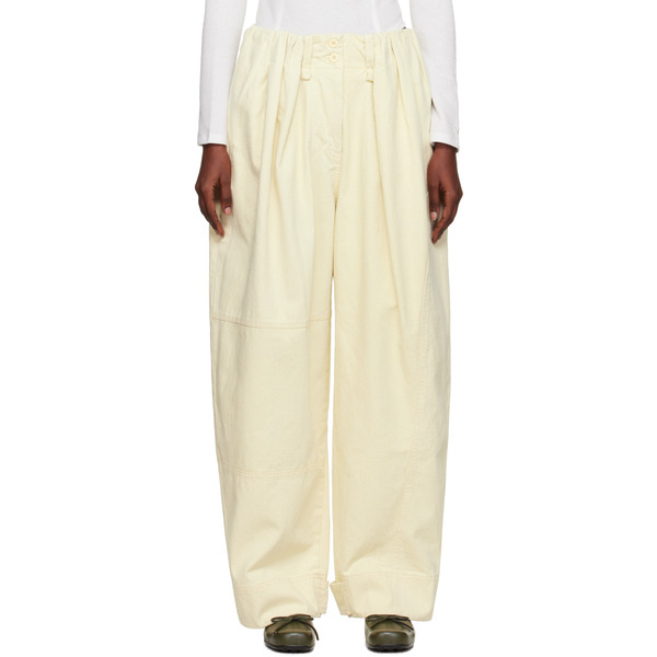  Open Yy Yellow Full Gather Trousers 