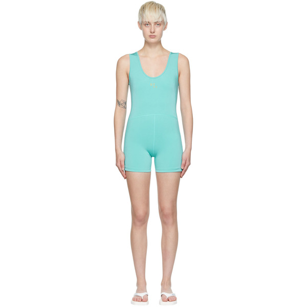  Otti Blue Nylon Bodysuit 