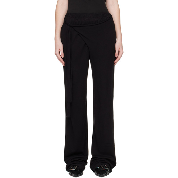  Ottolinger Black Knit Sweat Lounge Pants 