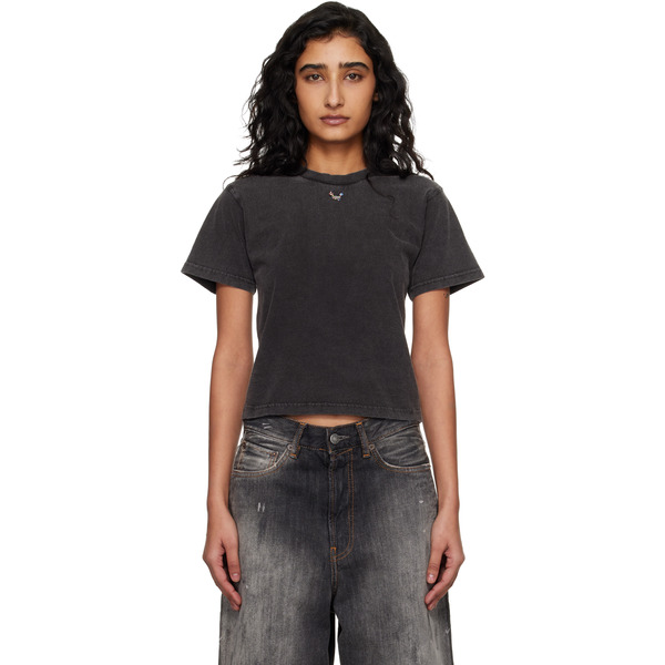  Ottolinger Black Pierced Fitted T-shirt 
