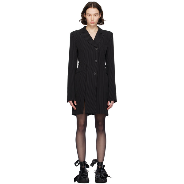  Ottolinger Black Pinstripe Minidress 