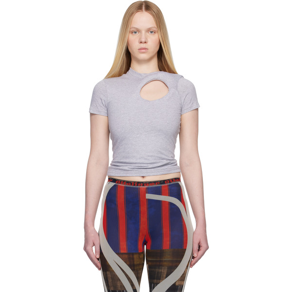  Ottolinger Gray Padded Donut T-shirt 