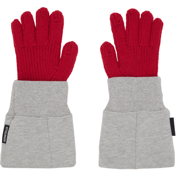  Ottolinger Red & Gray Deconstructed Sleeve Glove 