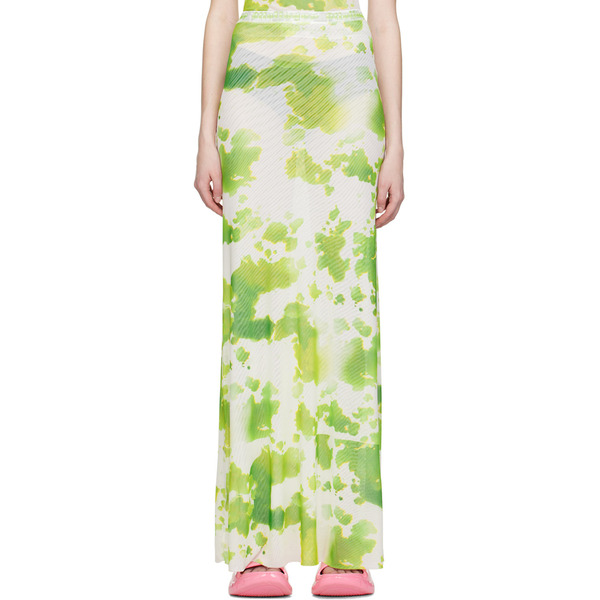  Ottolinger Ssense Exclusive Green Maxi Skirt 