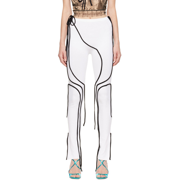  Ottolinger White Strappy Leggings 